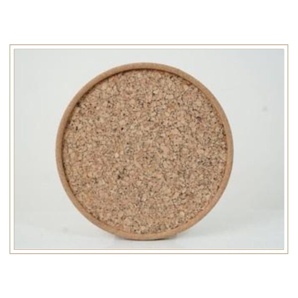 Circular Plain Cork Tray for Eco-Friendly Serving and Display