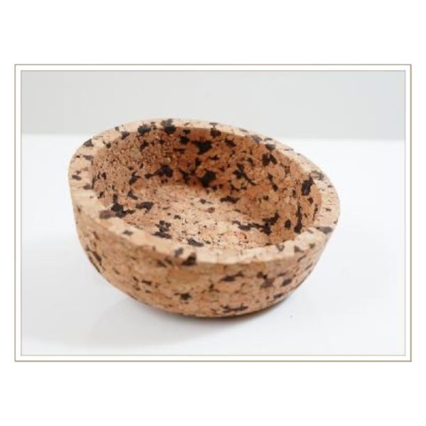 Speckled Cork Bowl for Multipurpose Home Organization