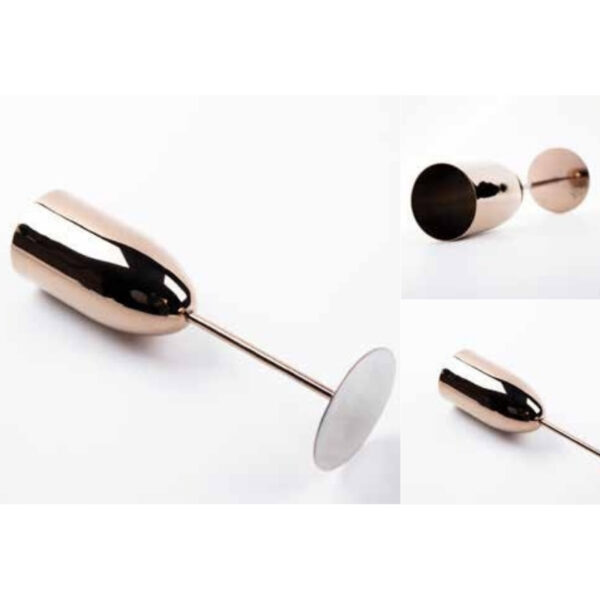 Minimalist Rose Gold Champagne Flute with Polished Metallic Shine and Slim Stem – 100% Made in India