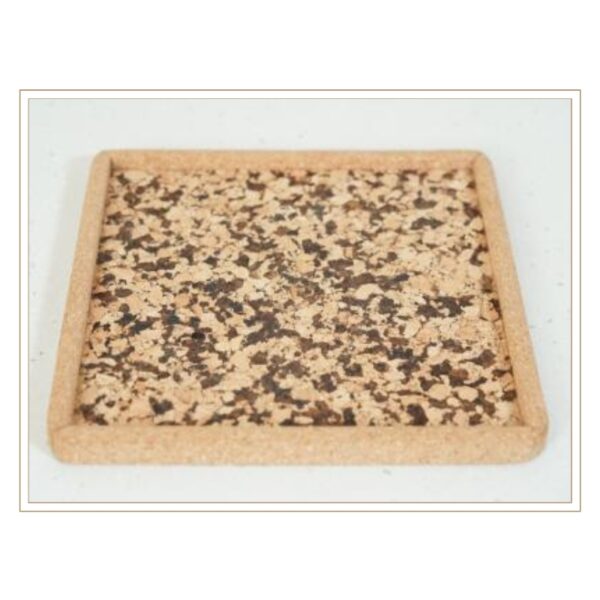 Speckled Cork Square Trivet for Heat Protection and Kitchen Style