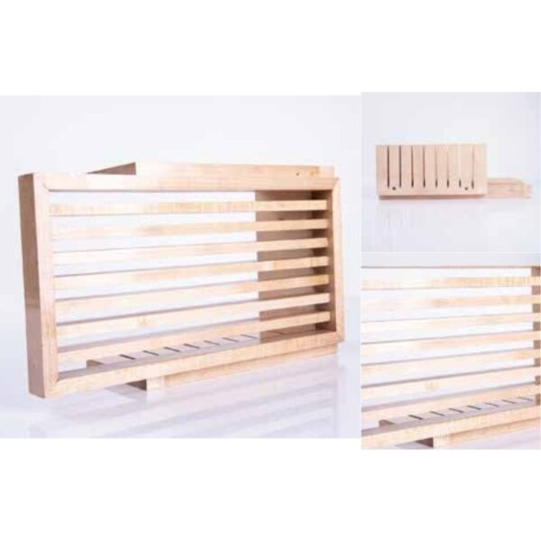 Slatted Wooden Key Organizer Rack – 100% Made in India
