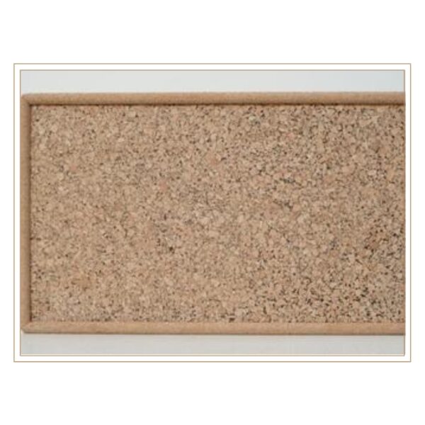 Rectangular Cork Tray for Minimalist Home Organization