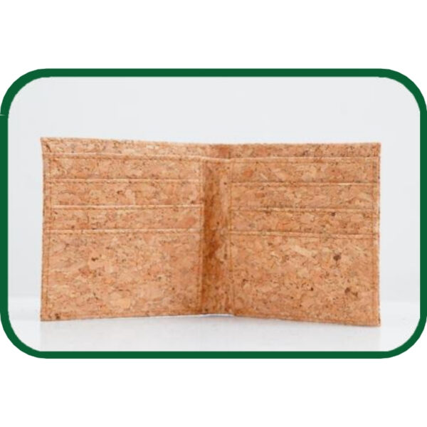 Deluxe Natural Cork Bi-Fold Wallet for Minimalist Organization