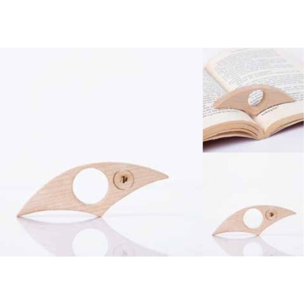 Minimalist Maple Wooden Book Thumb Holder – Sleek Ergonomic Accessory for Effortless Reading – 100% Made in India
