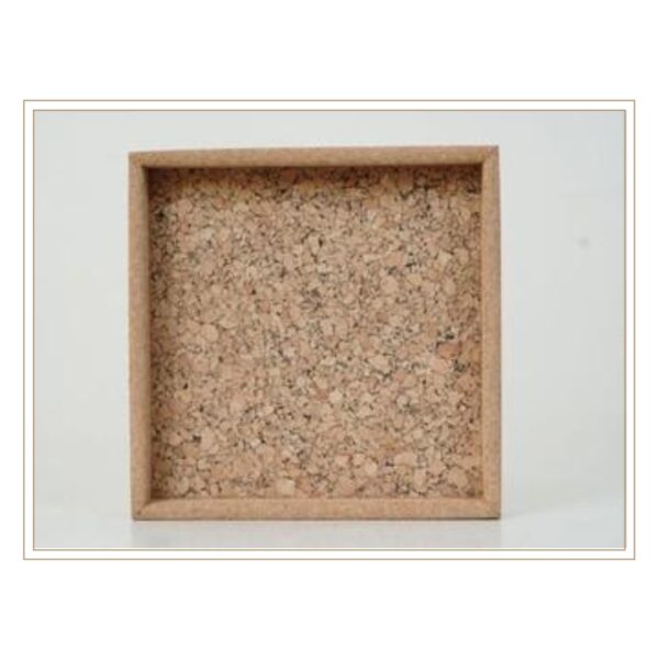 Square Cork Tray for Chic, Versatile Use