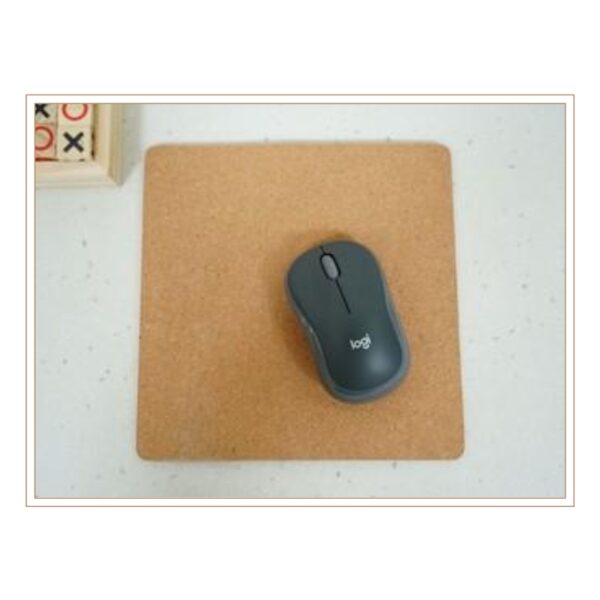 Eco-Friendly Square Cork Mouse Pad with Natural Texture for Superior Mouse Control and Sustainable Desk Accessory Use