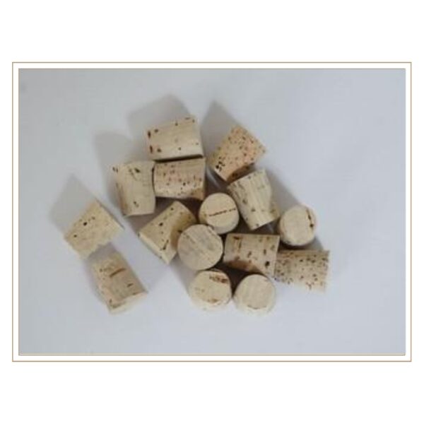 Bulk Collection of Standard Cylindrical Cork Stoppers for Laboratory Glassware, Craft Projects, and Everyday Sealing Needs