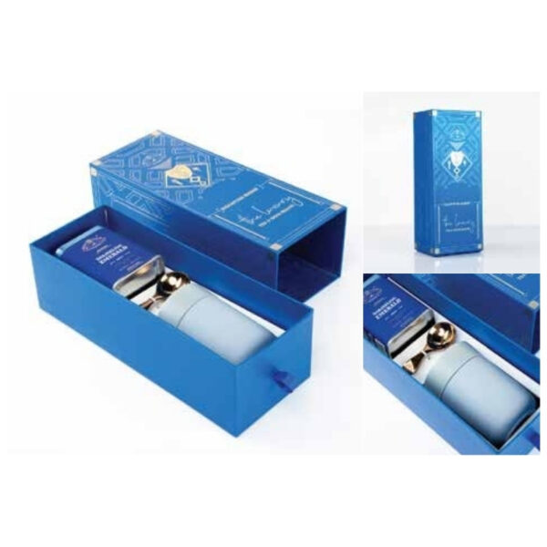 Elegant Blue Luxury Gifting Set With Stainless Steel Accessories