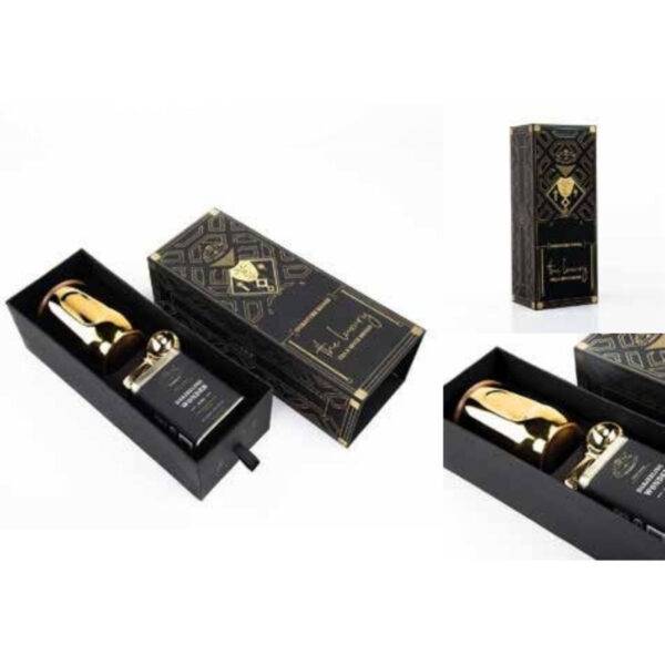 Black and Gold Luxury Gifting Set With Shining Metallic Accessories