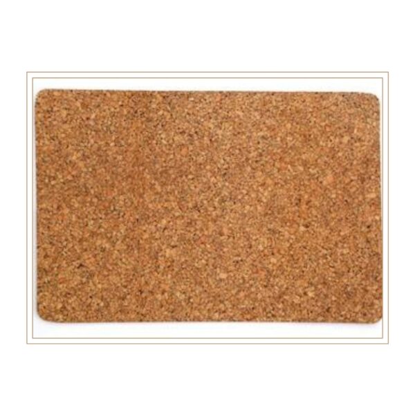 Premium Fine-Grain Cork Placemat with Classic Natural Texture for Traditional Dining and Timeless Table Protection