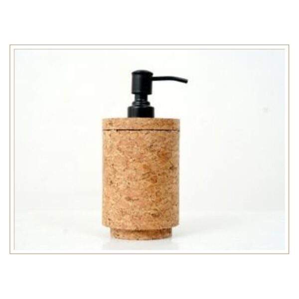 Minimalist Cork Liquid Soap Dispenser for Modern Bathrooms