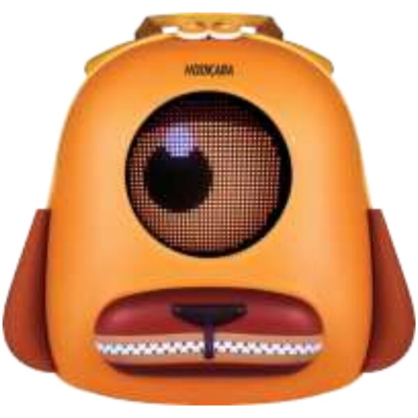 Adorable Brown Puppy Face LED Backpack With Soft Dog Ears And Zipper Smile For Playful Kids And Dog Lovers