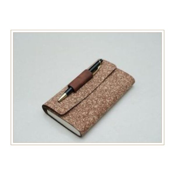 Classic Cork Hardcover Notebook with Secure Pen Holder for Sustainable Everyday Writing and Professional Appeal
