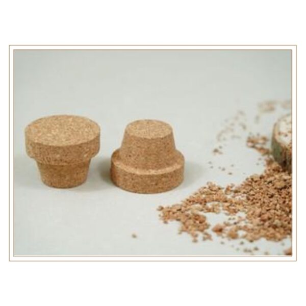 Wide-Flanged Cork Stoppers for Air-Tight Sealing of Containers, Laboratory Equipment, and DIY Creative Projects