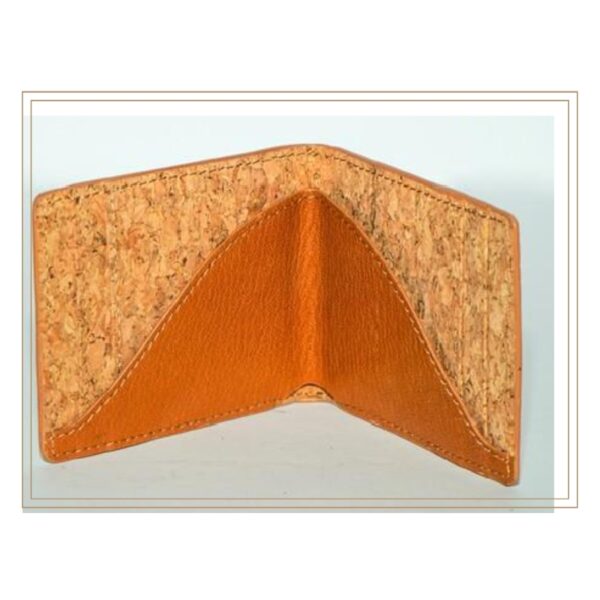 Premium Eco-Friendly Cork and Leather Bi-Fold Wallet for Men