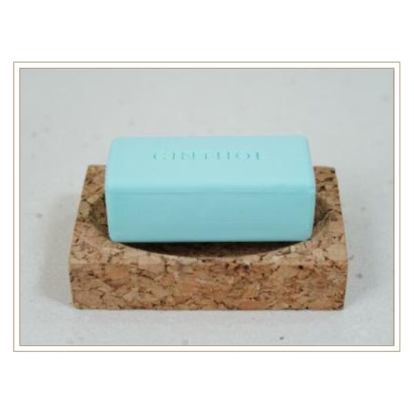 Rectangular Cork Soap Dish for Clean and Eco-Friendly Bathrooms