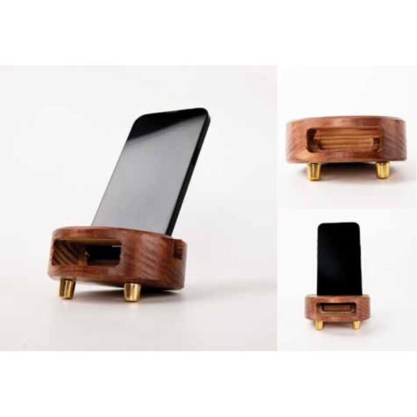 Premium Wooden Mobile Stand – 100% Made in India